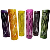 Cilindro Plástico Vazado Brinquedo Pedagógico Kit C 10 Un