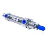 Cilindro Pneumático Iso 6432 Dupla Ação Ø25 X 50mm De Curso