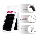 Cílios Auto Fan Easy 8 A 14mm Volume Russo Fadvan Mix 0 07d