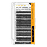 Cílios Nagaraku 5d W Volume Egípcio Comprimento 12 Mm Cor Preto Espessura 0 07 Mm Tipo De Curvatura D