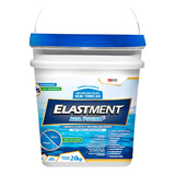 Cimento Elástico Azul Piscina 20kg Impermeável Elastment