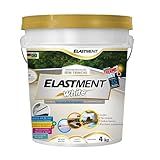 Cimento Elástico Flexível Redutor Temperatura Impermeabilizante Bi Componente Elastment White 4Kg
