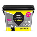 Cimento Queimado Piso E Parede Quartzolit 4 5kg Cores