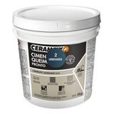 Cimento Queimado Pronto Ceramfix 5kg Branco Kit 2un