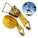 Cinta Catraca Carga 3 Toneladas 50mm 10 Metros Slackline