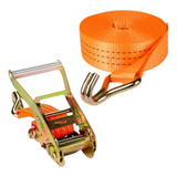 Cinta Catraca Conjunto Amarração 9m 50mm 3t Gancho J