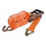 Cinta Catraca Gancho Kit 2 Ton Amarração Carga Fabrica 