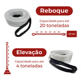 Cinta Elevação Carga 4ton 3mts 100mm Fator Seg 5 1 Branca