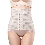 Cinta Espartilho Corset Corpete Modeladora Redutor Cintura C04 Tamanho 44 Cor Bege