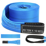 Cinta Fita 40 Toneladas 10 Metros Reboque Guincho 4x4 100mm