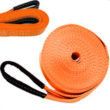 Cinta Fita 4x4 Reboque Guincho 40 Toneladas X 4 Metros Cor Laranja
