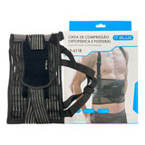 Cinta Lombar Faixa Abdominal Ergonômica Corrige Postura Lomb