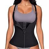 Cinta Modeladora Ajustável Dupla Compressão Corset Premium Preto XXL