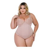 Cinta Modeladora Plus Size Body Com Bojo Feminina 46 Ao 52