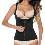 Cinta Modeladora Redutora Cintura Dupla Compressão Com Zíp