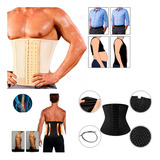 Cinta Musculação Queima Gordura 6 Niveis Ajuste 4 Barbatanas