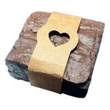 Cinta P Brownie C Visor De Coração Kraft 100 Unidades