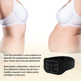 Cinta Tonificador Ems Estimulador Muscular Abdominal 134 90