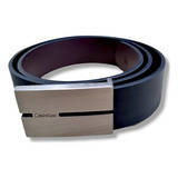 Cinto Ck Couro Calvin Klein Dupla Face Masculino 42 Até 52