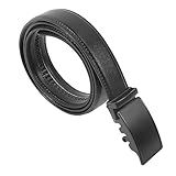 Cinto De Couro PU Masculino Para Trabalho De Escritório 125 Cm Com Fivela Automática Cinto De Negócios Simples E Elegante