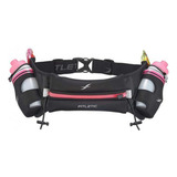Cinto De Hidratação Fitletic Duas Garrafas 250ml Rosa P m