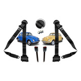 Cinto De Segurança Fusca Kit Dianteiro Retrátil 3 Pontos