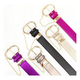 Cinto Fivela C Corrente Moda Blogueira Hl 101 Largo E Fino