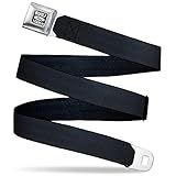 Cinto Ford Fivela De Cinto De Segurança Com Logotipo Ford Resistente Cinto De Painel Preto Recuperado Preto 1 5 Wide Fits Pant Size 32 52