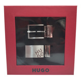 Cinto Hugo Boss 4 Em 1 Couro Legitimo 2 Fivelas Dupla Face