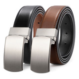 Cinto Masculino Couro Legítimo Dupla Face 2 Em 1 Plus Size