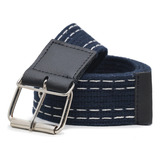 Cinto Masculino Lona Gorgurão Premium Fivela De Pino Rolete