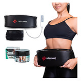 Cinto Massageador Elétrico Abdominal Térmico Vibração Reduz