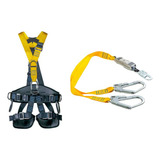 Cinto Paraquedista 7033 Gre Ac Talabarte Duplo Y Com Abs