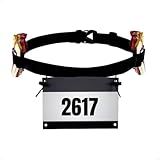 Cinto Porta Numero Para Corrida Triathlon Ciclismo Carbo Gel