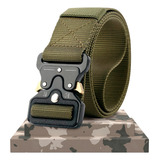 Cinto Tático Com Fivela De Engate Rápido Militar Masculino