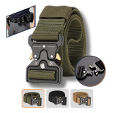 Cinto Tático Militar Engate Rápido Fivela Metal Anti Alérgic