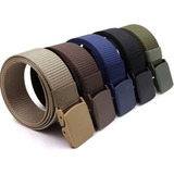 Cinto Tático Militar Largo Fivela Polímero Masculino Nylon