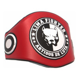 Cinturão Abdominal Protetor Muay Thai Boxe Laranja