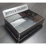 Cinzeiro De Chão Bituca De Cigarro Inox