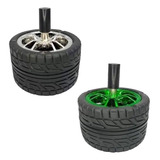 Cinzeiro Giratório Anti odor Tipo Pneu Metal E Borracha