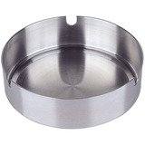 Cinzeiro Inox Redondo Pesado Resistente Cigarro Bar 10 Unida