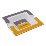 Cinzeiro Para Charuto Cohiba Quadrado Branco Para 2