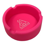 Cinzeiro Redondo Silicone Squadafum Neon Brilha