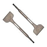 Cinzel Largo Para Remoção De Ladrilhos- Conjunto De Cinzéis Largos- 2 Peças