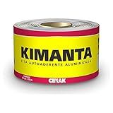 CIPLAK KIMANTA ALUMINIO Fita Adesiva Impermeável Para Vedação Rolo 10cm X 10m