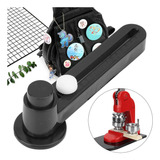 Círculo Foto Crachá Ajustável Portátil Papel Diy