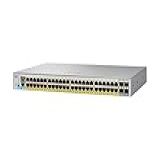 Cisco Switch De Rede Catalyst 2960L 48PS LL  48 Portas Gigabit Ethernet PoE   Orçamento PoE De 370 W  4 Portas De Uplink SFP 1G  Enhanced Limited  WS C2960L 48PS LL 