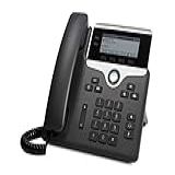 Cisco Telefone Comercial IP Remanufaturado 7821 W Tela Em Escala De Cinza De 3 5 Polegadas PoE Classe 1 Suporta 2 Linhas Garantia Limitada De Hardware De 1 Ano CP 7821 K9 RF 