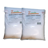 Cítrico Ácido Anidro 100 Puro Alimentício 2kg