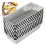 Cj 24 Formas Retangular Colombinho Alumínio 12 Cm X 5 5 Cm Cor Cinza